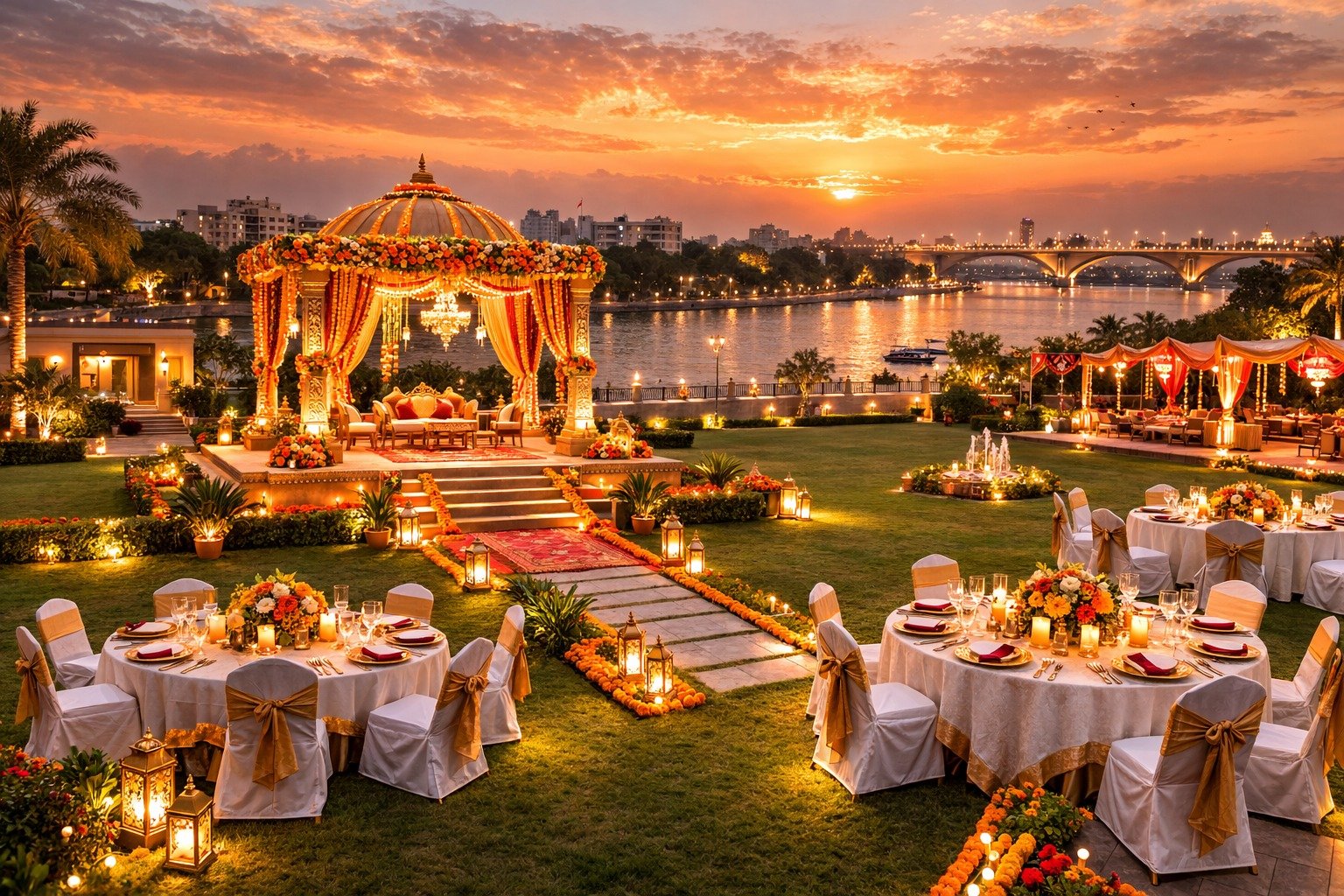 Best Party Plot in Ahmedabad with Rooms for Wedding
